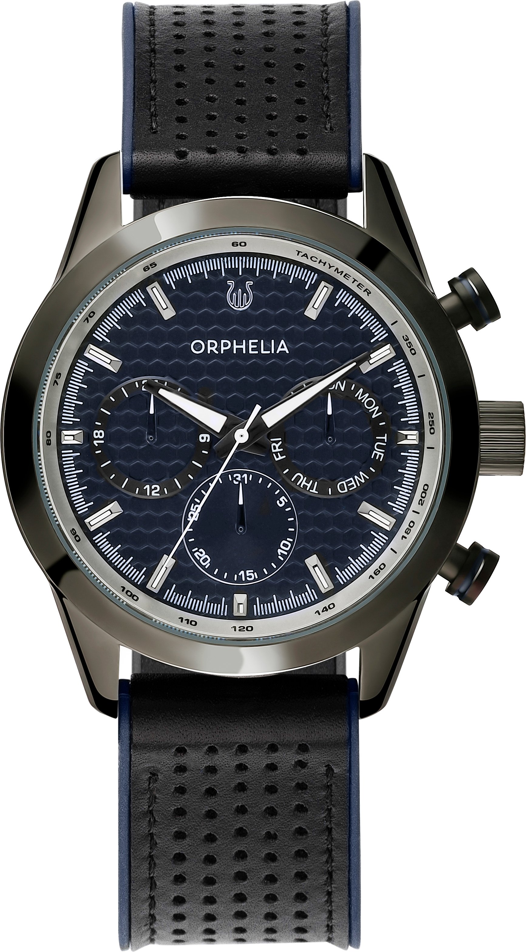 Orphelia Sandblast Herren-Armbanduhr blau OR71903