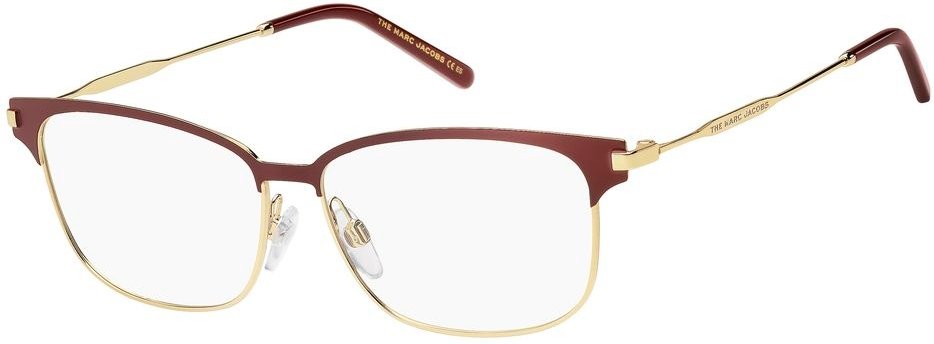 Mjmarc535lhfac Burgunder Gold Brille