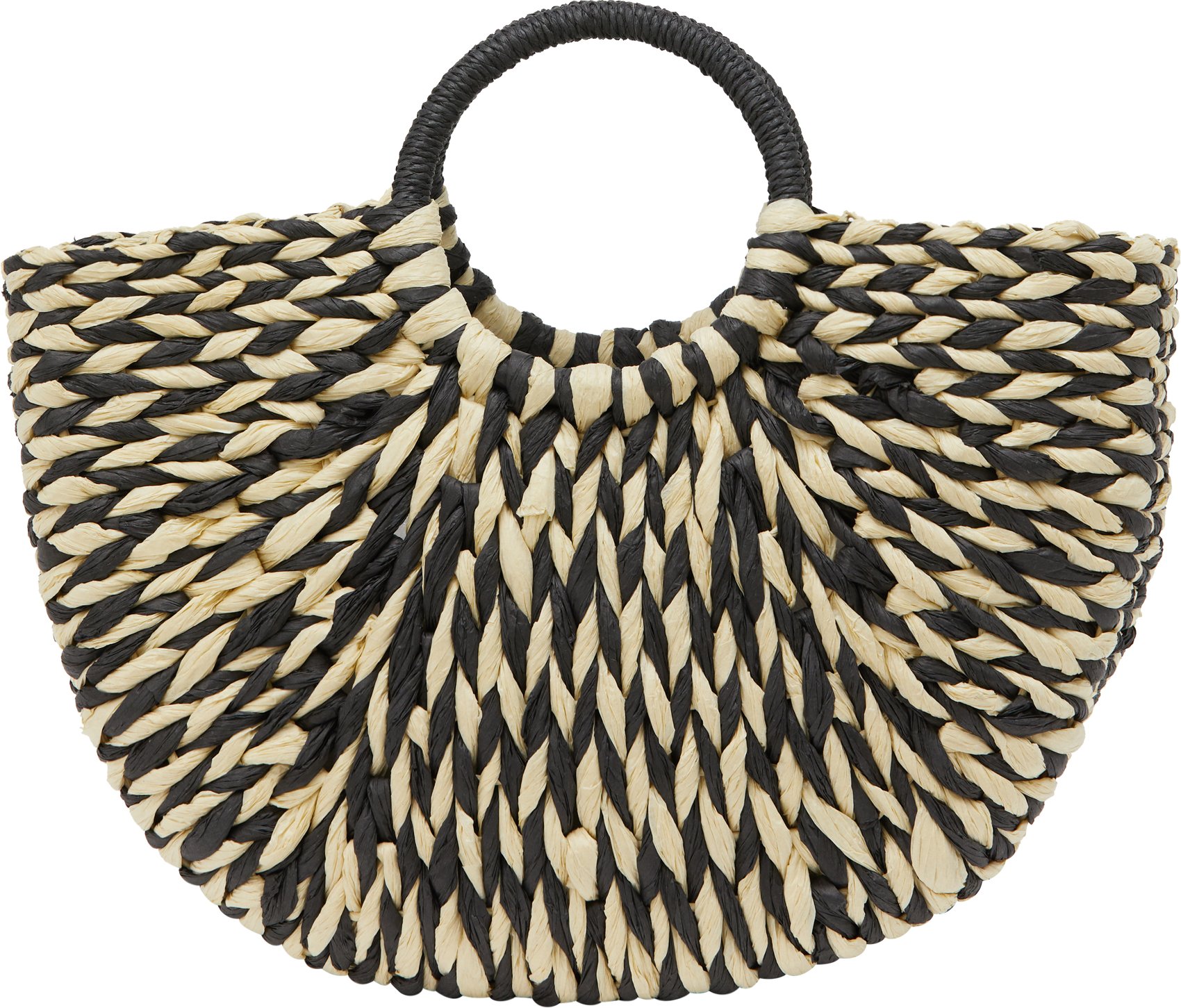 IZIA Handtasche Handtasche Frauen schwarz-beige