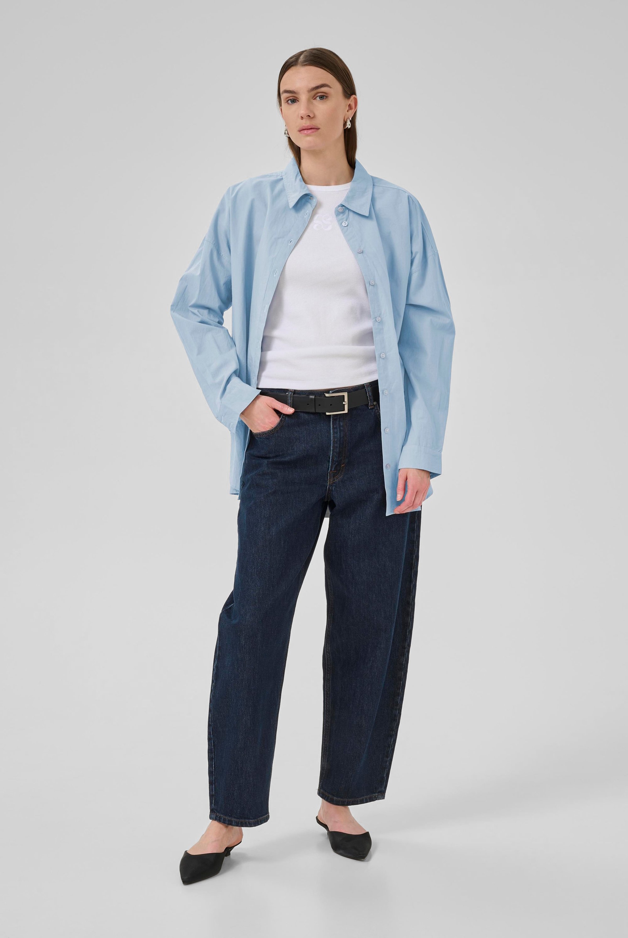 Langarm-Hemd SunnaMW Box fit blue