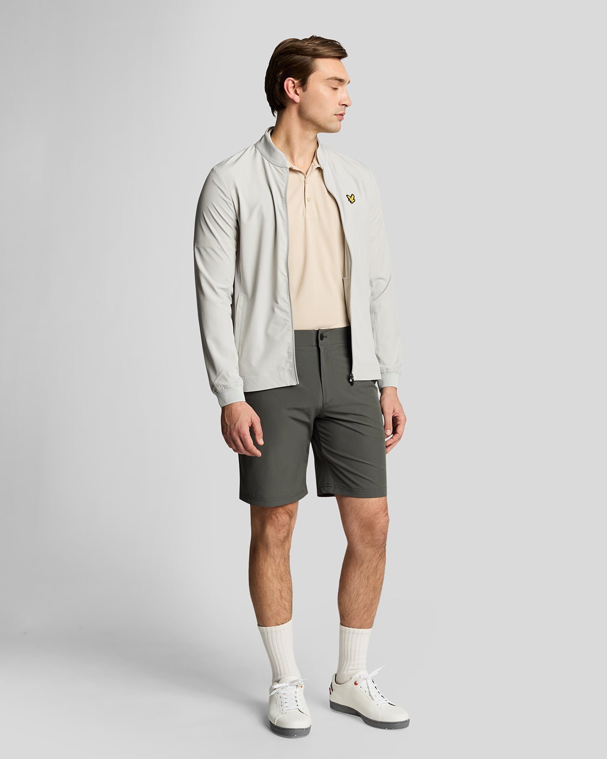 Lyle & Scott Golf 5-Pocket-Shorts – Grau