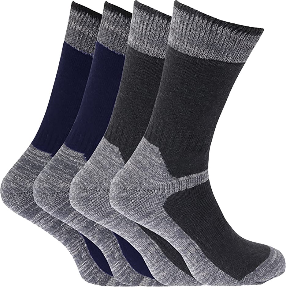 4 Pack Herren Verstärkte Baumwolle Industrielle Kleidung Outdoor Arbeit Socken
