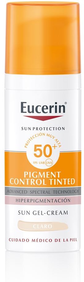 Sonnenschutz Pigmentkontrollgel-cremefarbe Spf50+ #light 50 ml