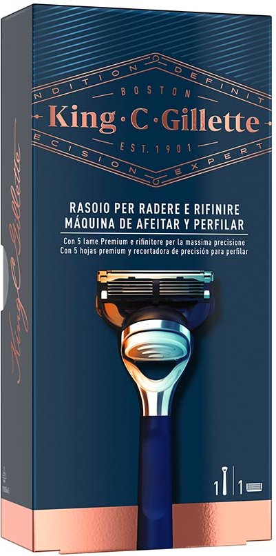 Gillette King Shave & Edging Razor 1 pz