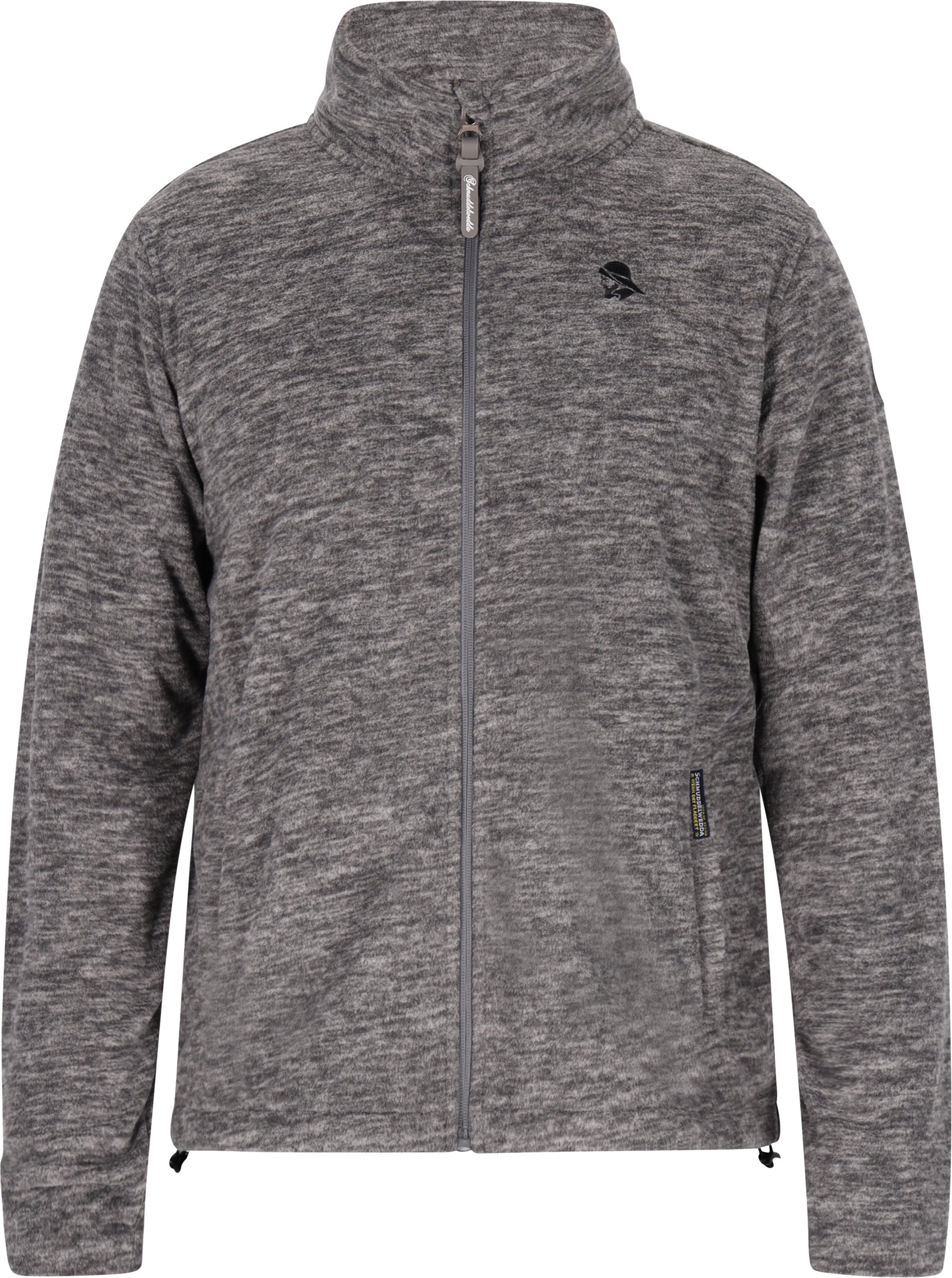 Schmuddelwedda Fleecejacke Herren grau melange
