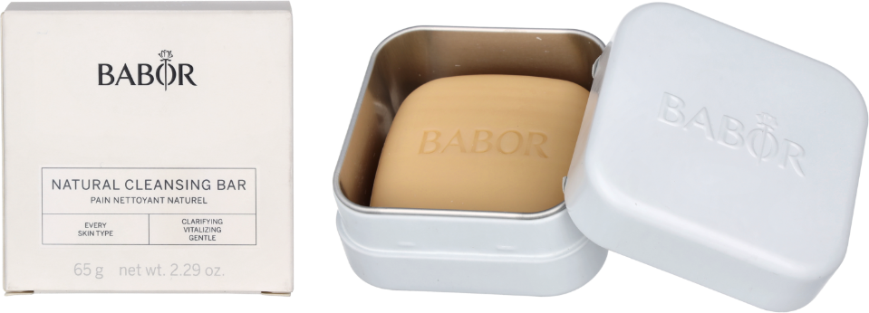 Babor Natural Cleansing Bar + Can.