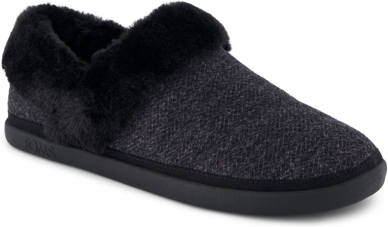 TOMS Oslo Polyester Damen Hausschuhe Schwarz