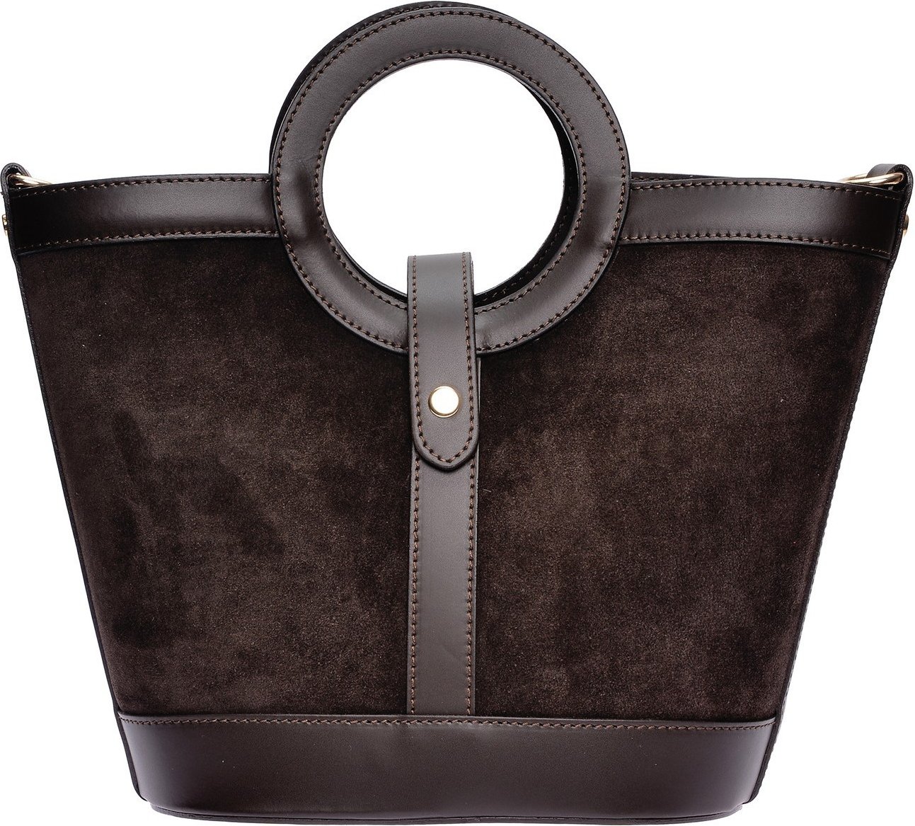 Anna Luchini Kastanienbraun Rindsledertasche