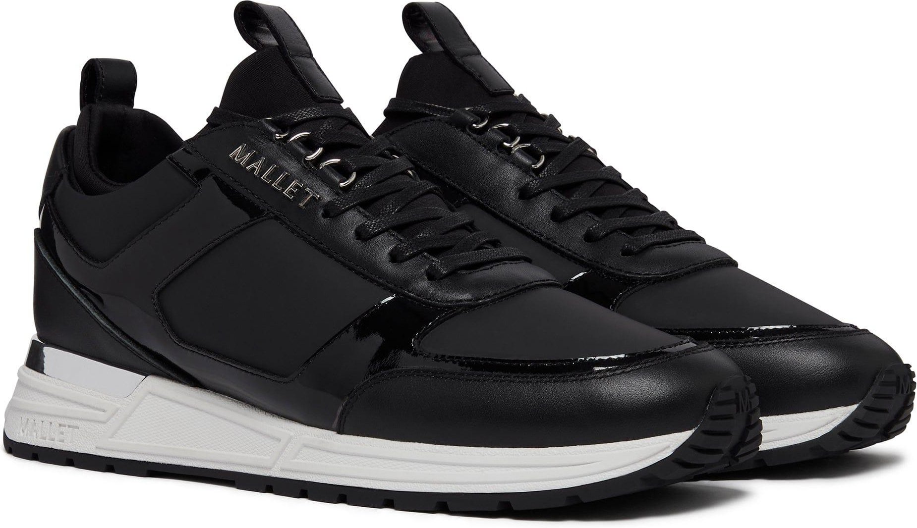 Thumbnail - Mallet Herren Diver Lite Leder Sneakers (Schwarz)
