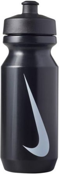 Nike - Wasserflasche "Big Mouth 2.0", Weite Trinköffnung, 650ml (Schwarz)