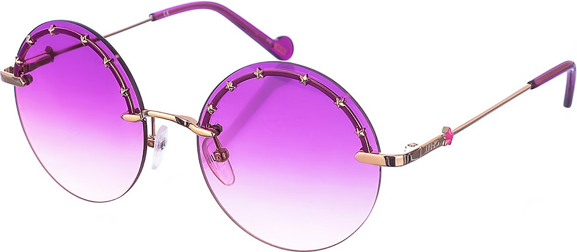 Metall-Sonnenbrille mit runder Form LJ3100S Damen