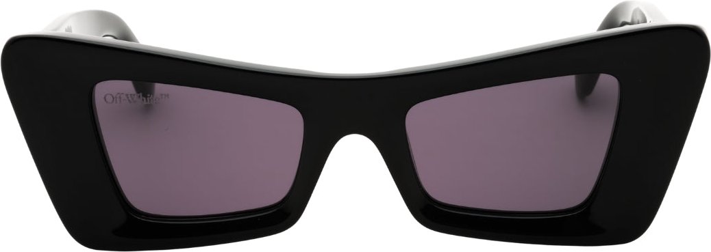 Off-white - Schwarze Sonnenbrille Mit Dickem Rahmen „af Accra"