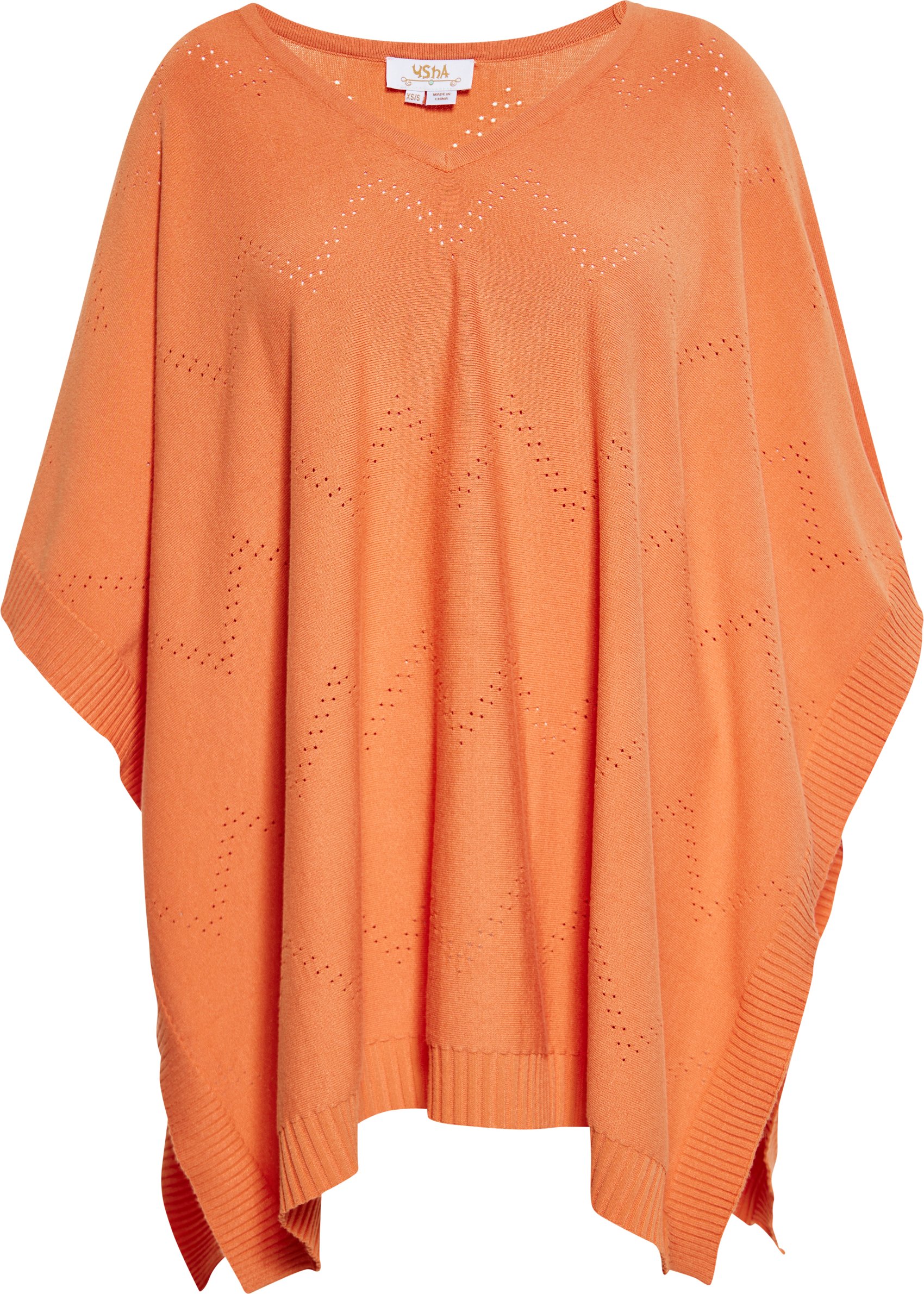 usha Poncho Damen Aprikose