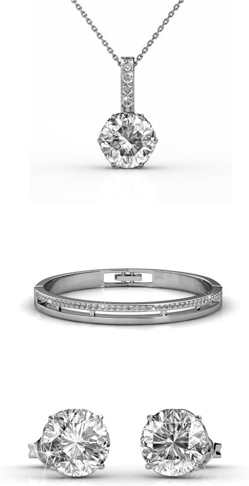 Kristine Sets - Silber und Kristall