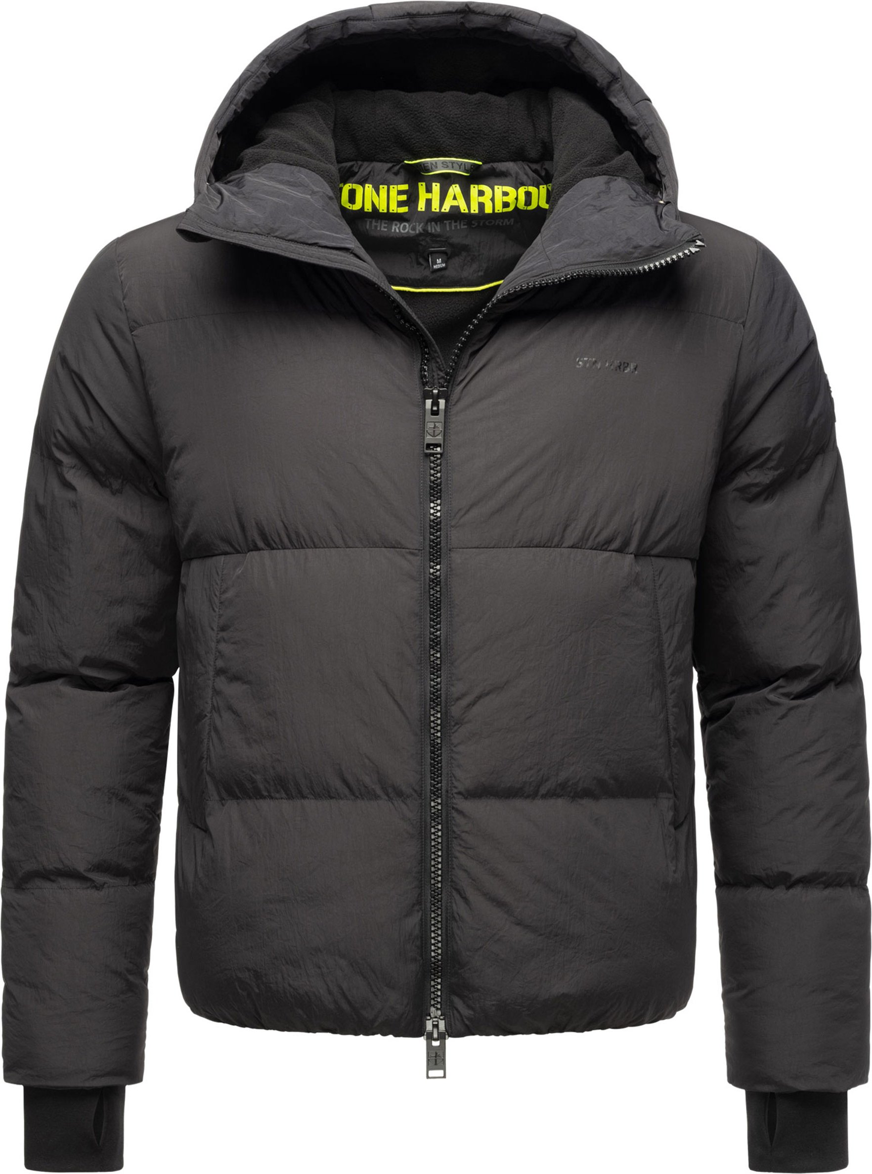 Stone Harbour Herren Steppjacke Tayroos mit Fleecefutter & 2-Wege-Reißverschluss