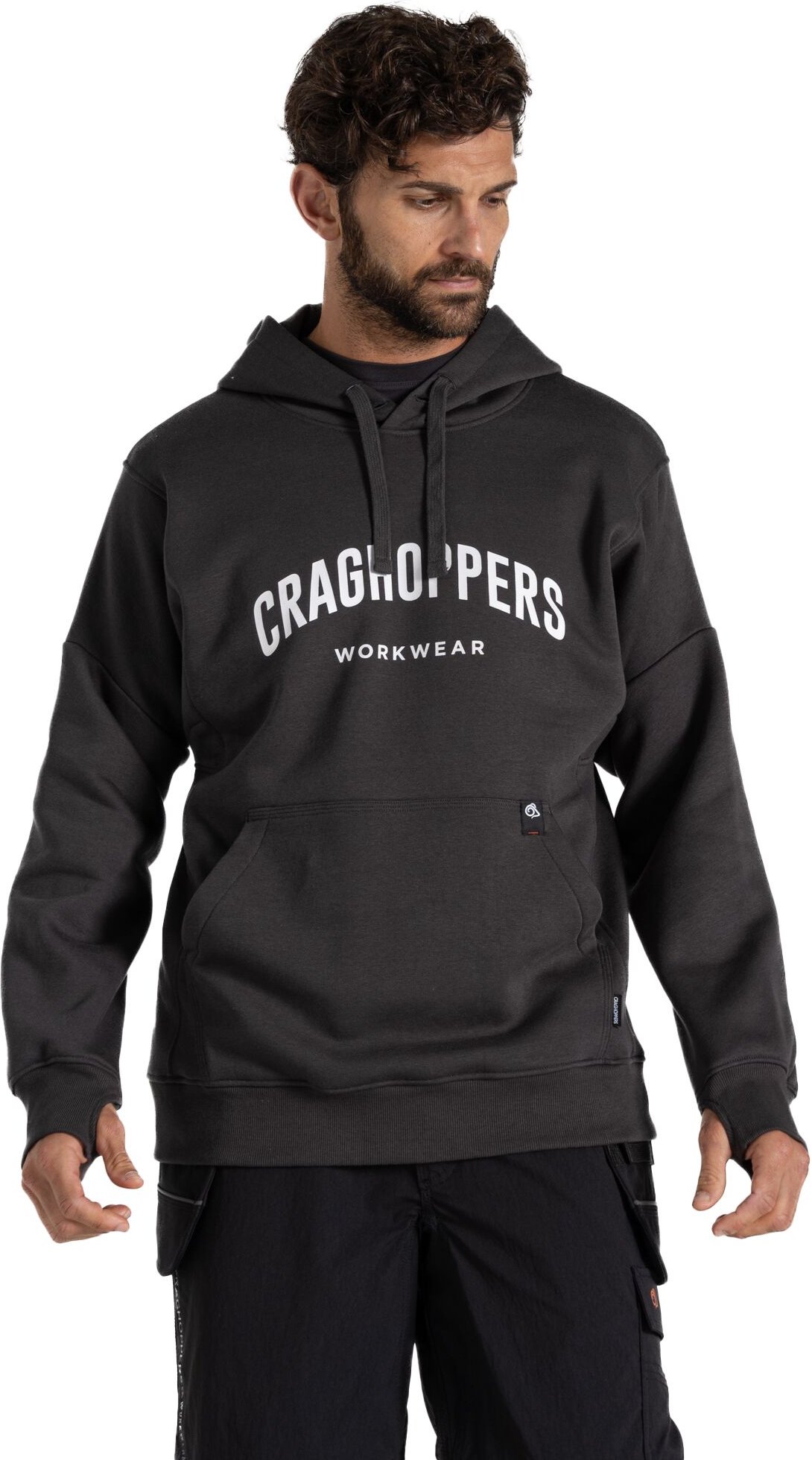 Craghoppers - "Workwear Oulston" Kapuzenpullover für Herren (Anthrazitgrau)