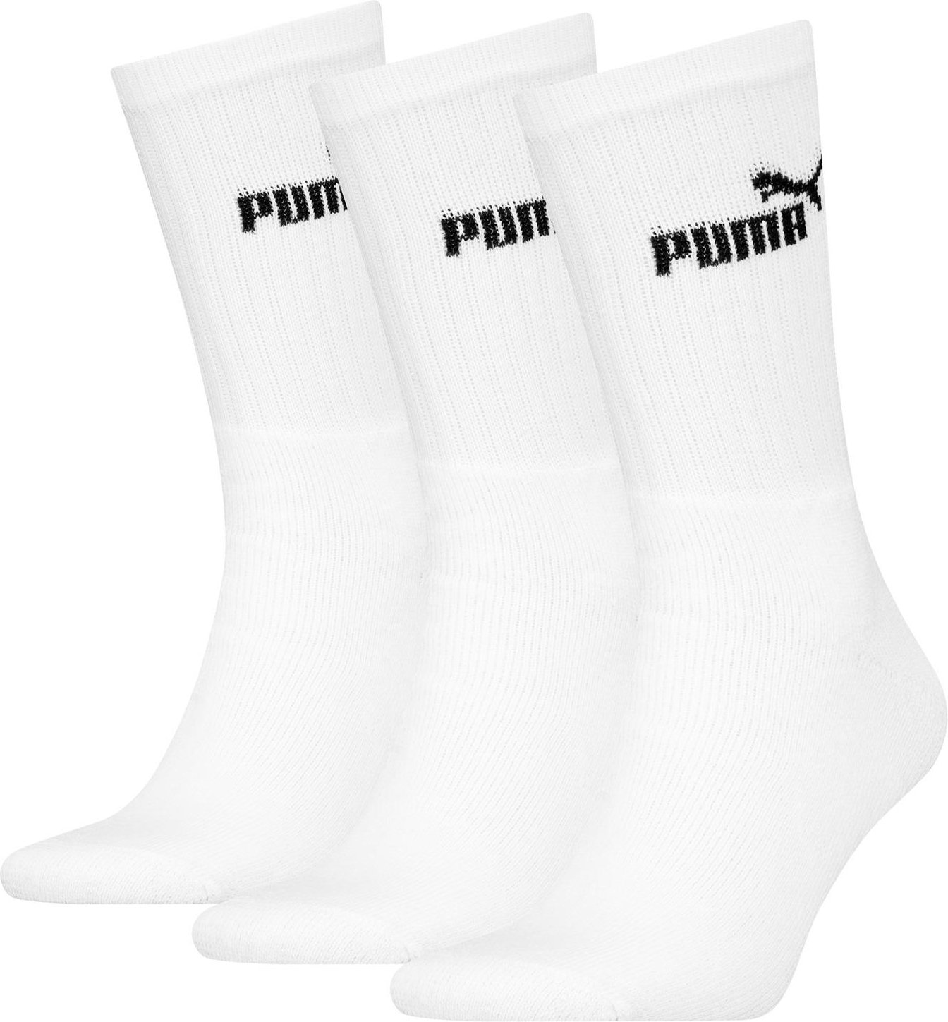 Puma - Socken für Herren/Damen Unisex(3er-Pack) (Weiß)