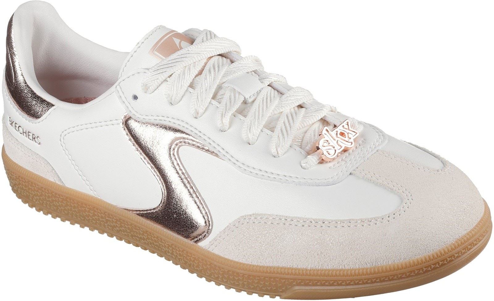 Skechers Hotshot Cool Glow Damen Sneaker Weiß/Roségold