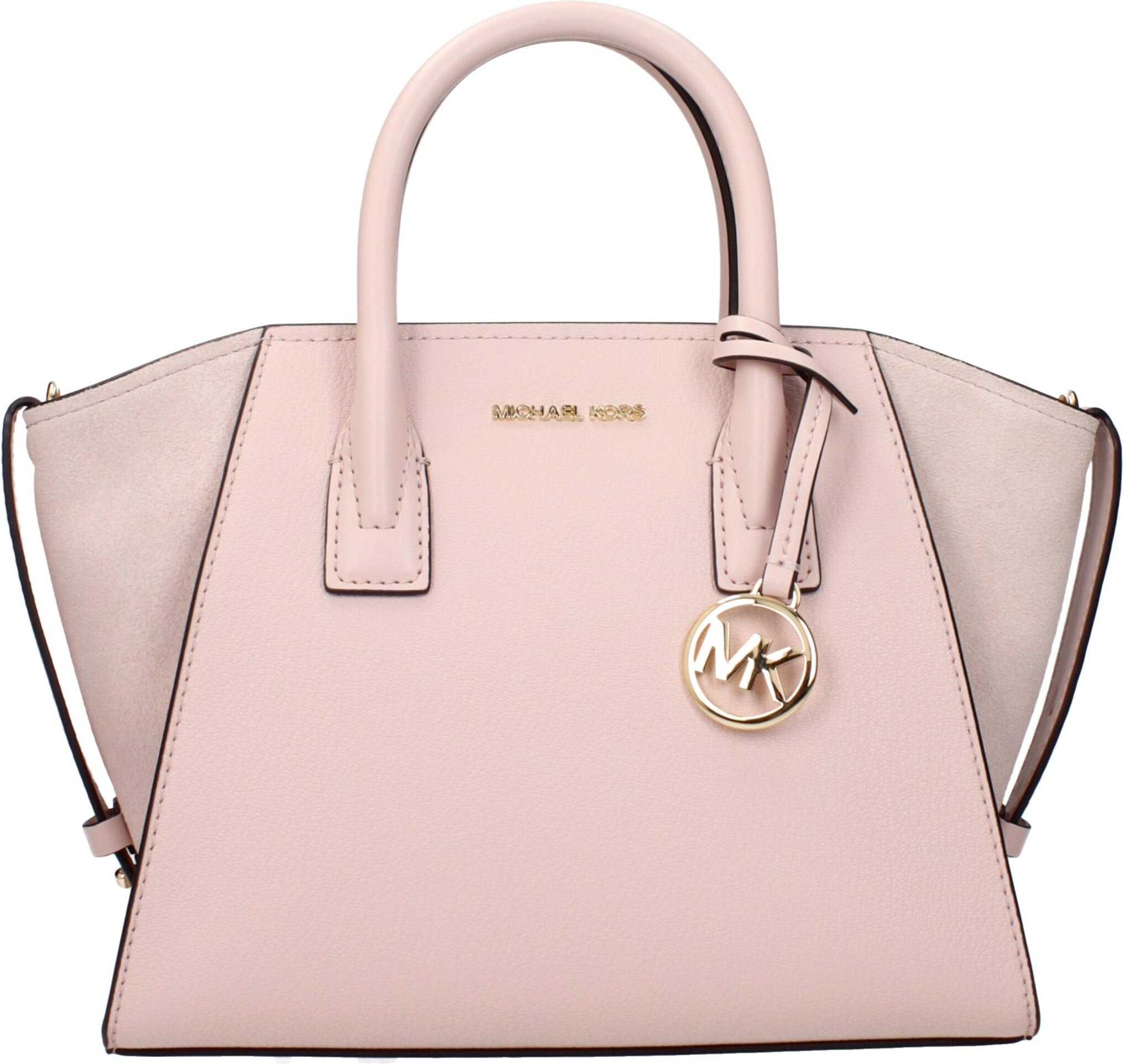 Rosa Lederhandtasche