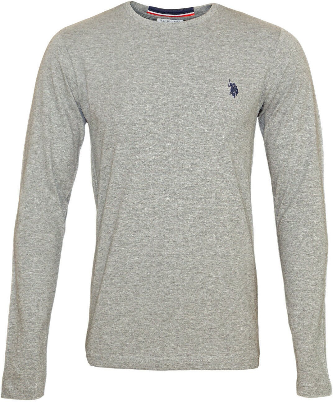 U.S. Polo Assn. Langarmshirts in Hellgrau