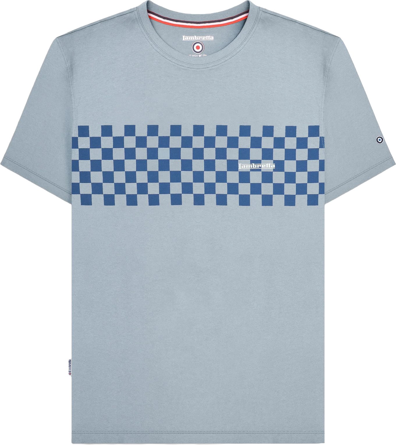 Lambretta - "AW24" T-Shirt Verkleidet für Herren (Blau/Dunkelblau)