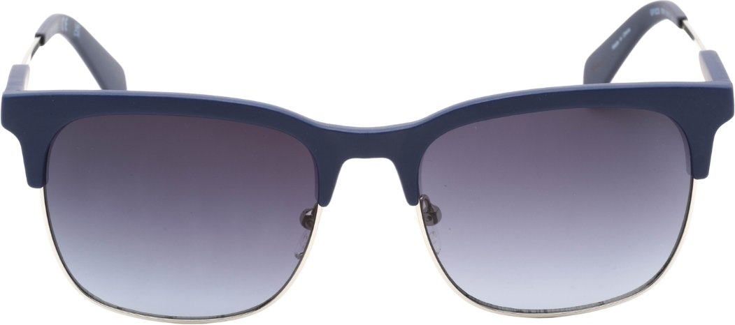Guess Sonnenbrille mit mattblauen Gläsern und Farbverlauf in Blau