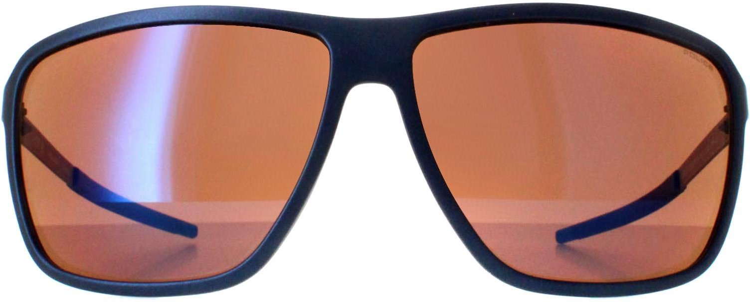 Police SPLL15 Solstice 4 V78B halbmatt rutheniumblau braun spiegeln blau Sonnenbrille