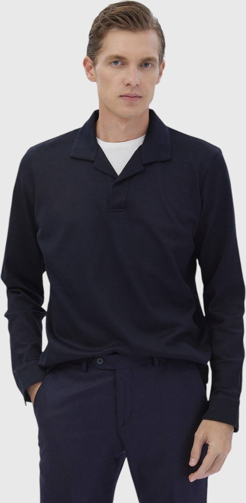 Jacquard-Pullover mit Rollkragen