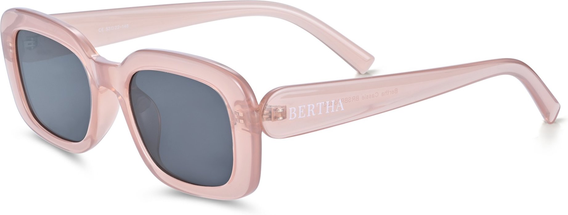 Lunettes de soleil polarisées Bertha Cassie - Rose/Noir