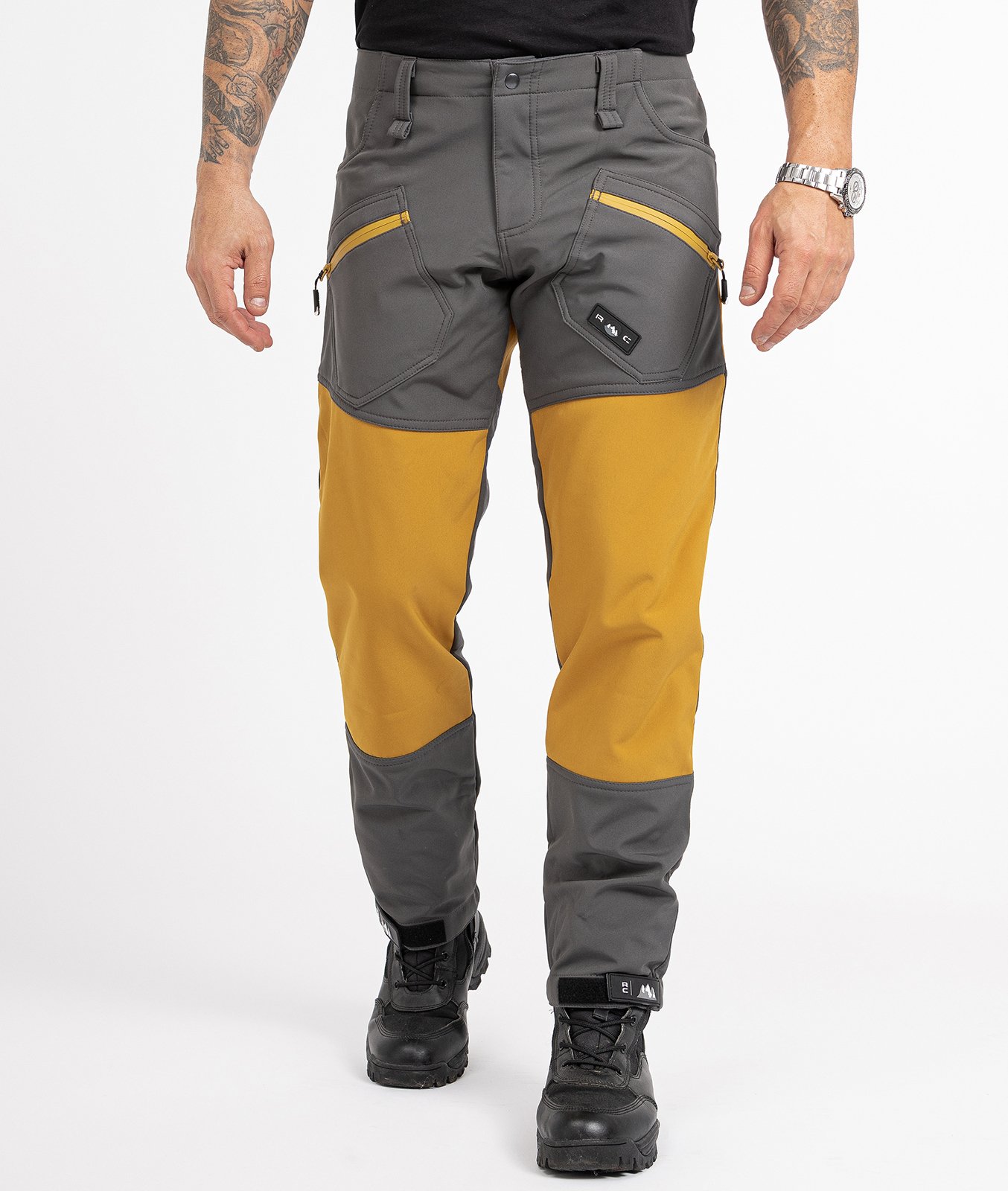 Rock Creek Softshellhose Dunkelgrau