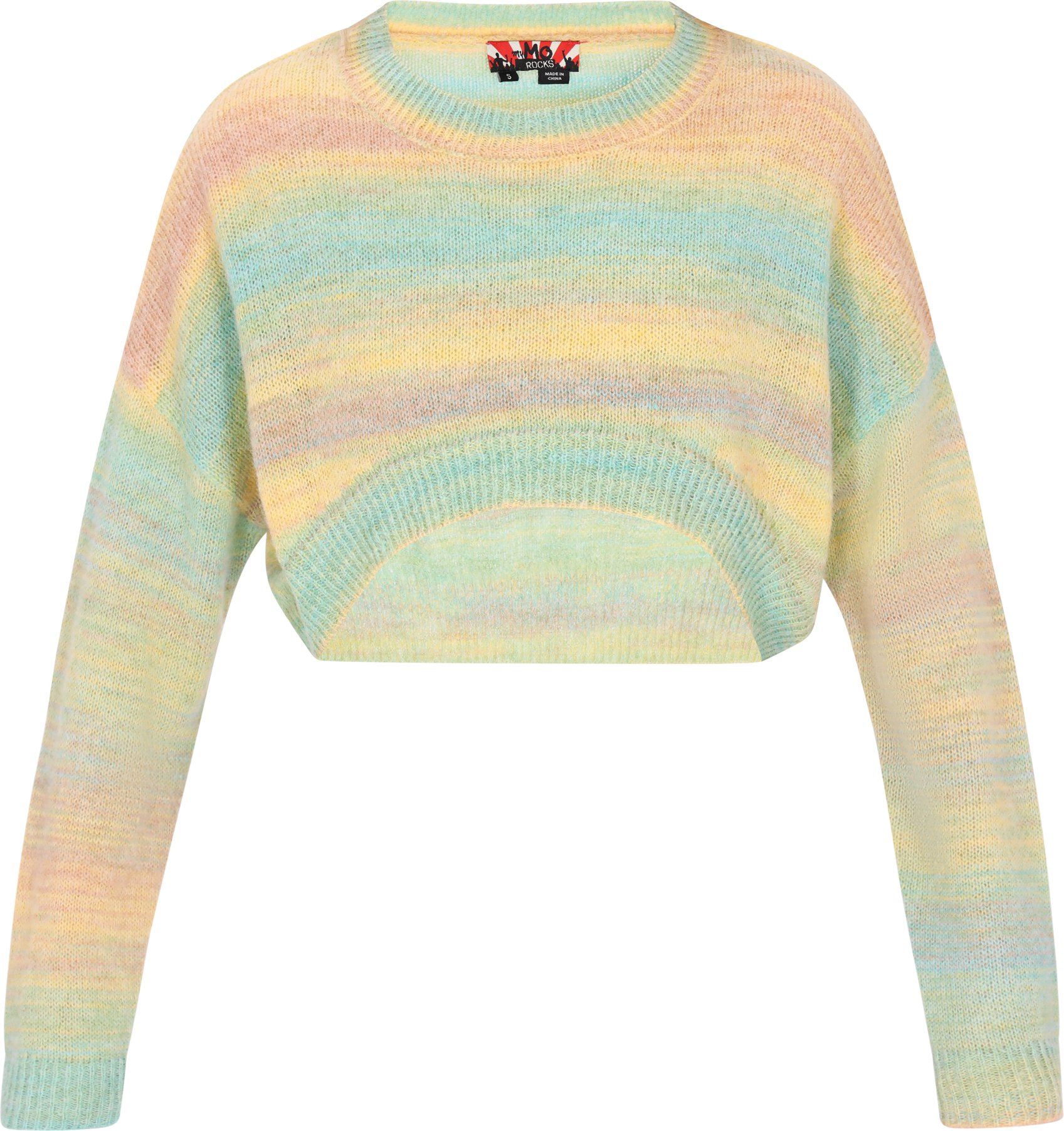 Mymo Pullover Frauen gelb mehrfarbig