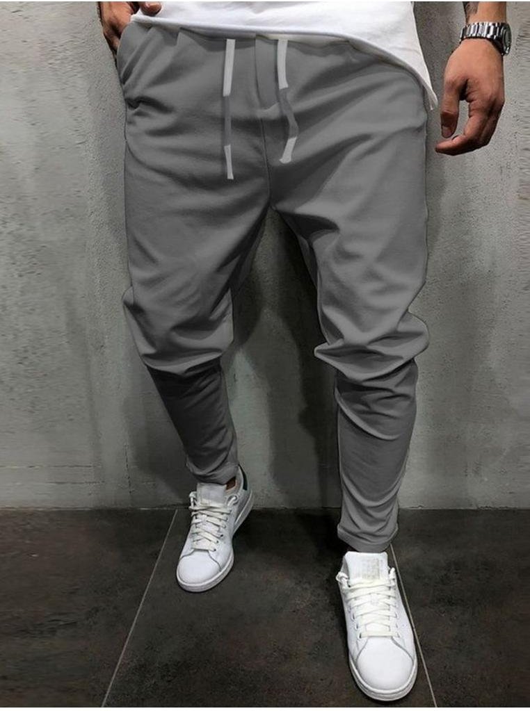 Thumbnail - Herren Plus-Size Kordelzug cropped Slim Pants