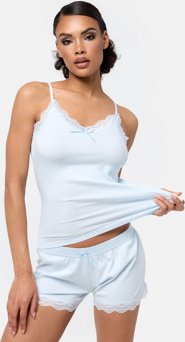 Tazzio Damen Nachtwäsche-Set Unterhemd und Panty