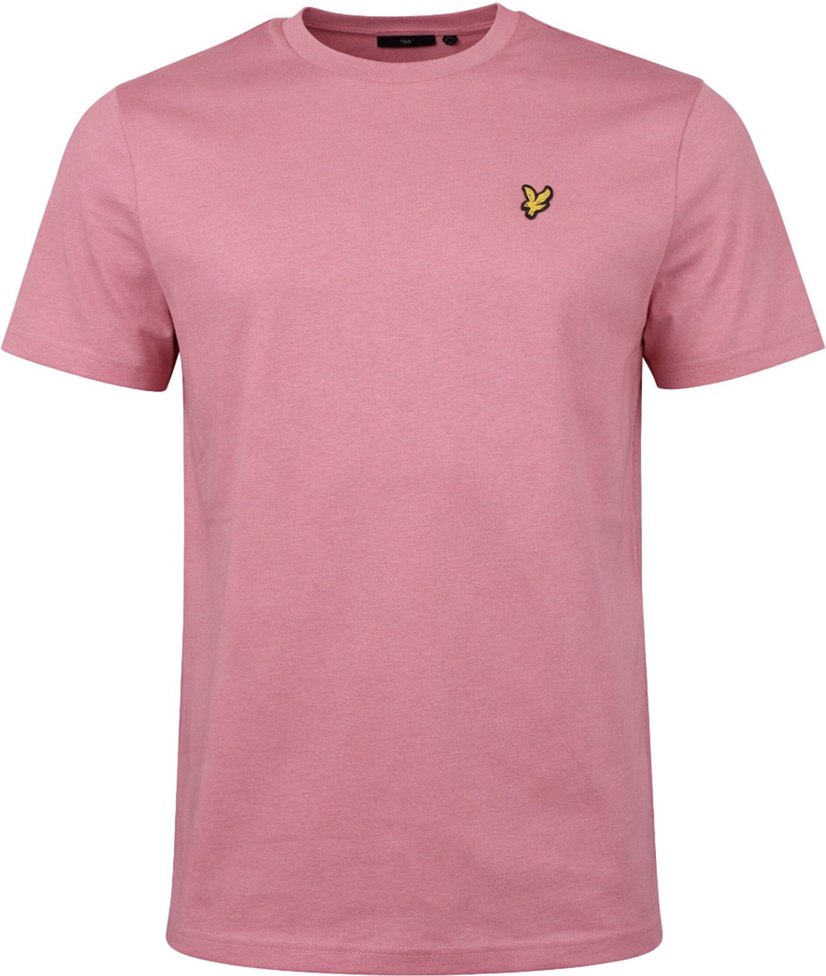 Lyle & Scott Einfarbiges Herren-Pink T-Shirt