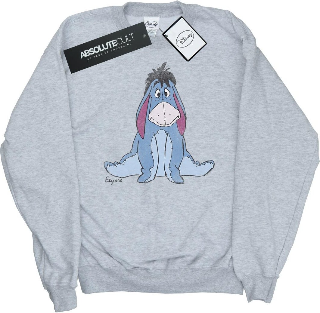 Disney Damen/Damen Winnie The Pooh Klassisches Eeyore Sweatshirt (Heather Grey)