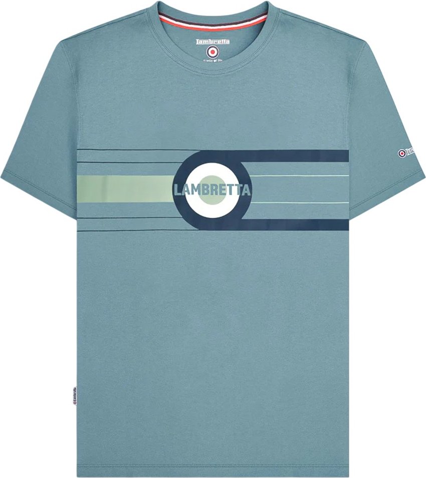 Lambretta - T-Shirt für Herren (Rauchblau)