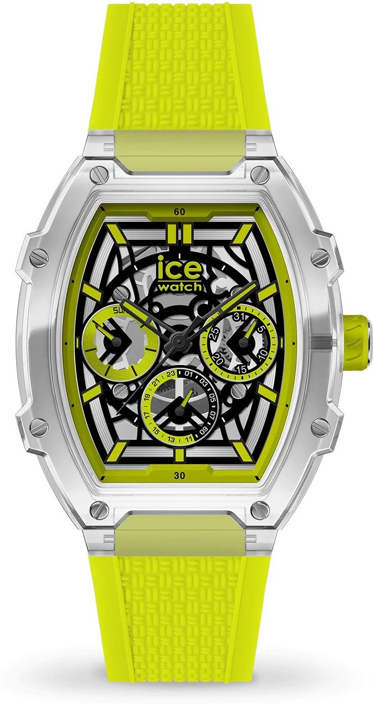 Thumbnail - Ice Watch Ice Boliday - Clear Yellow Skel Gelb Unisex Armbanduhr 024286 - M