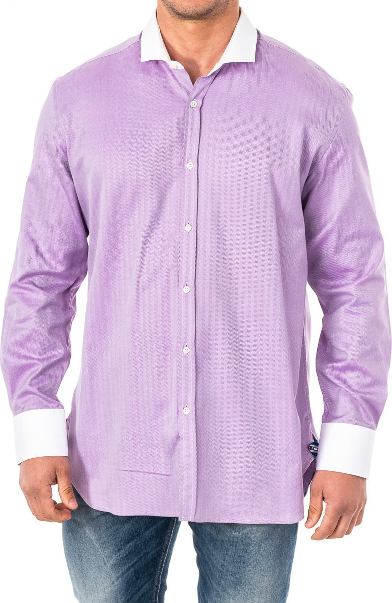 Herren Langarmhemd mit Reverskragen KMCJ02