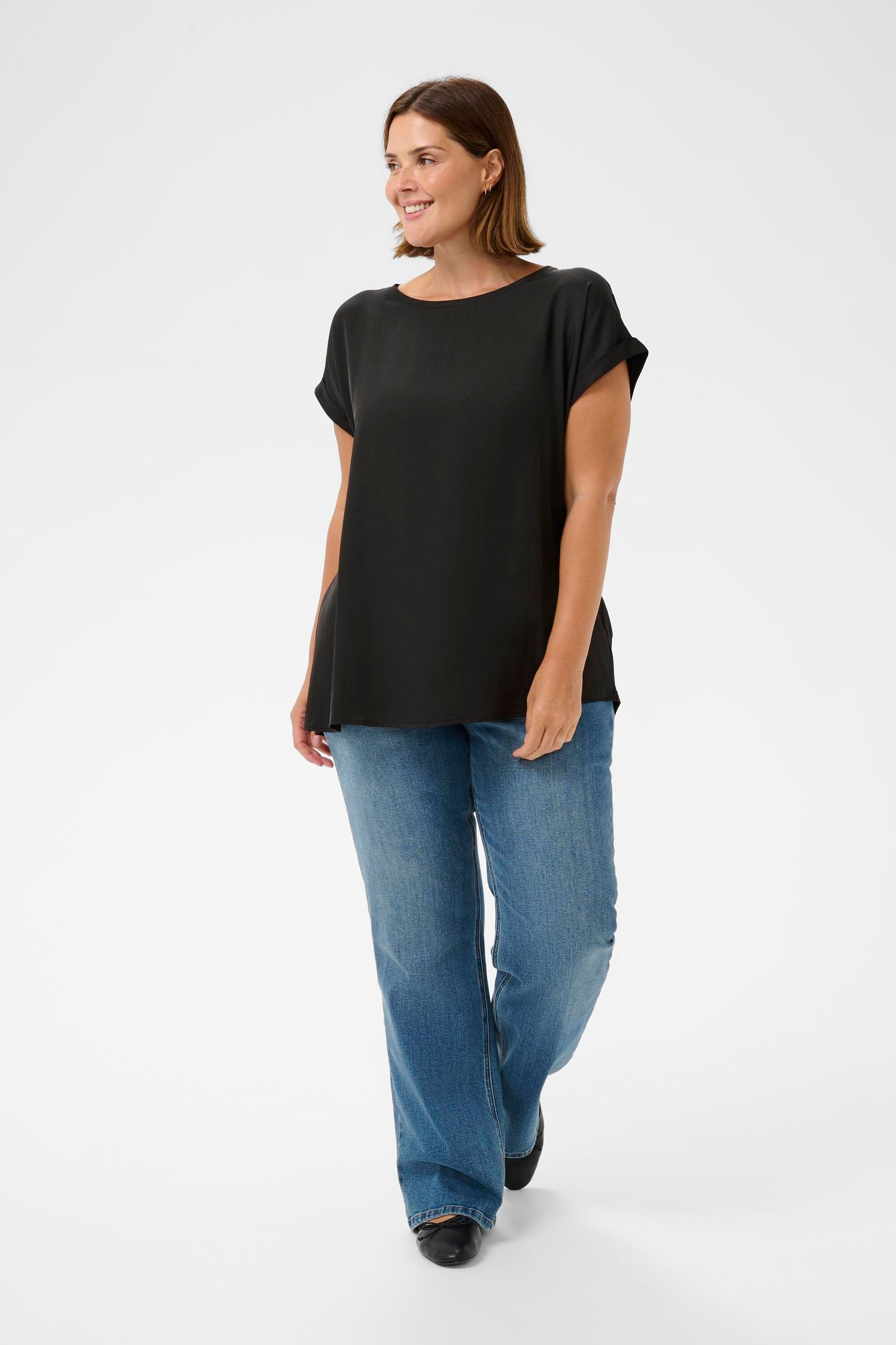 Langarm-Bluse KCmilia Langarm-Bluse Regular fit black