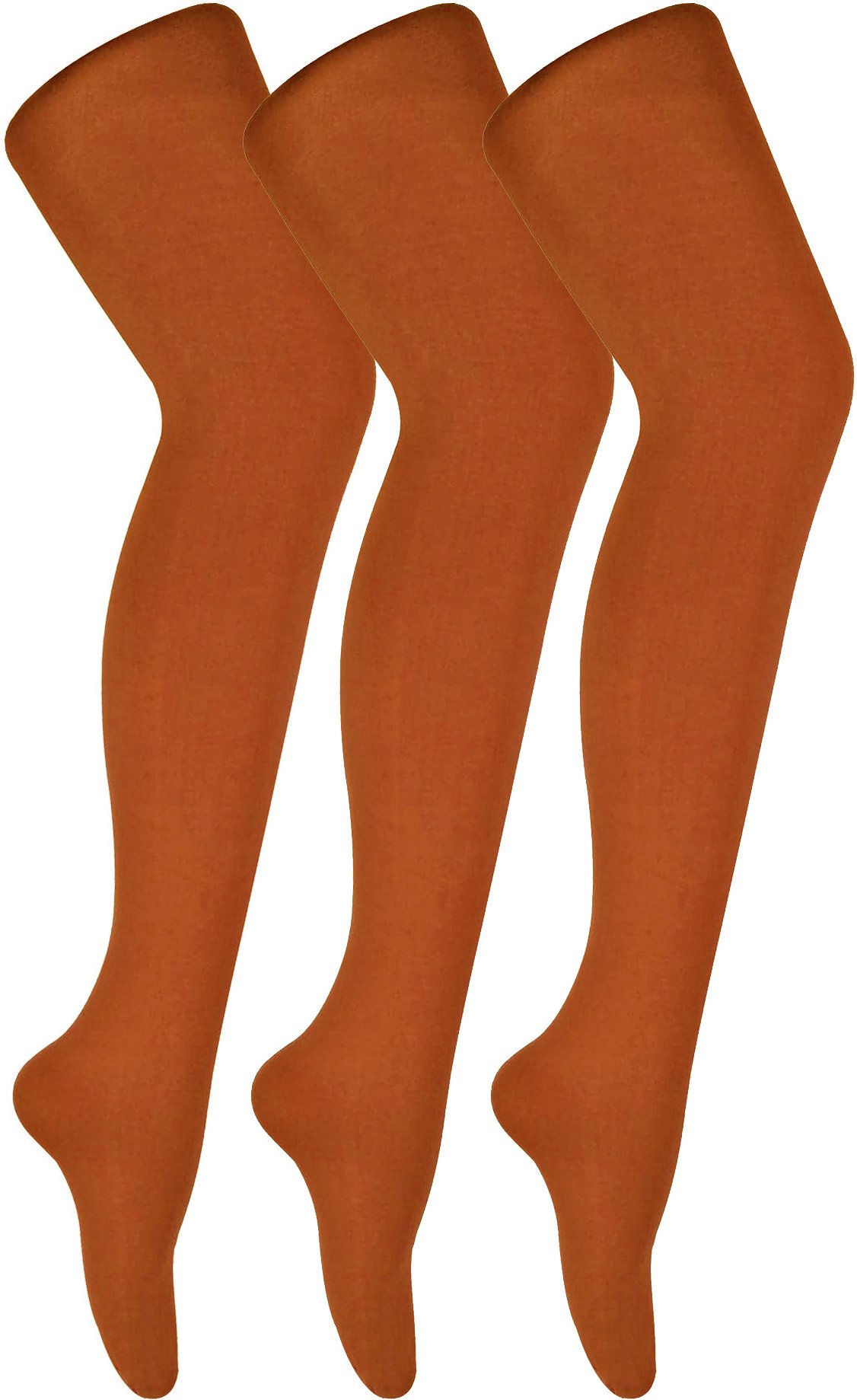 Thumbnail - 3 Paar Multipack Damen farbige undurchsichtige 80 Denier Strumpfhosen | Socken Snob | einfarbige Block Farbe Strumpfhose...