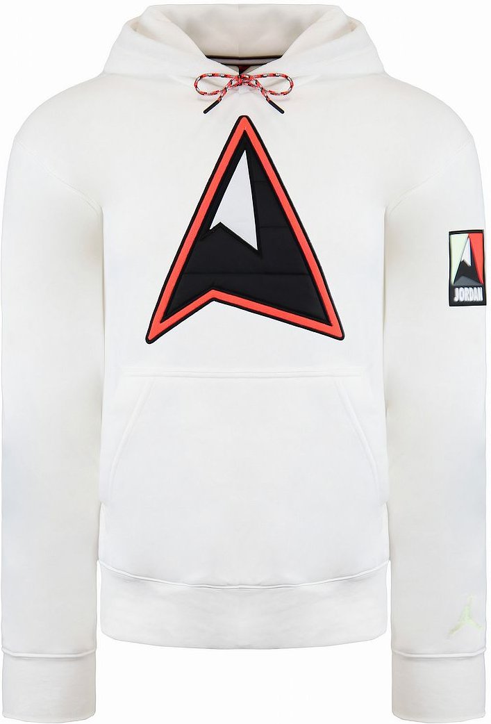 Nike Air Jordan Standard Fit Langarm Pullover weißer Herren Hoodie CT3490 100