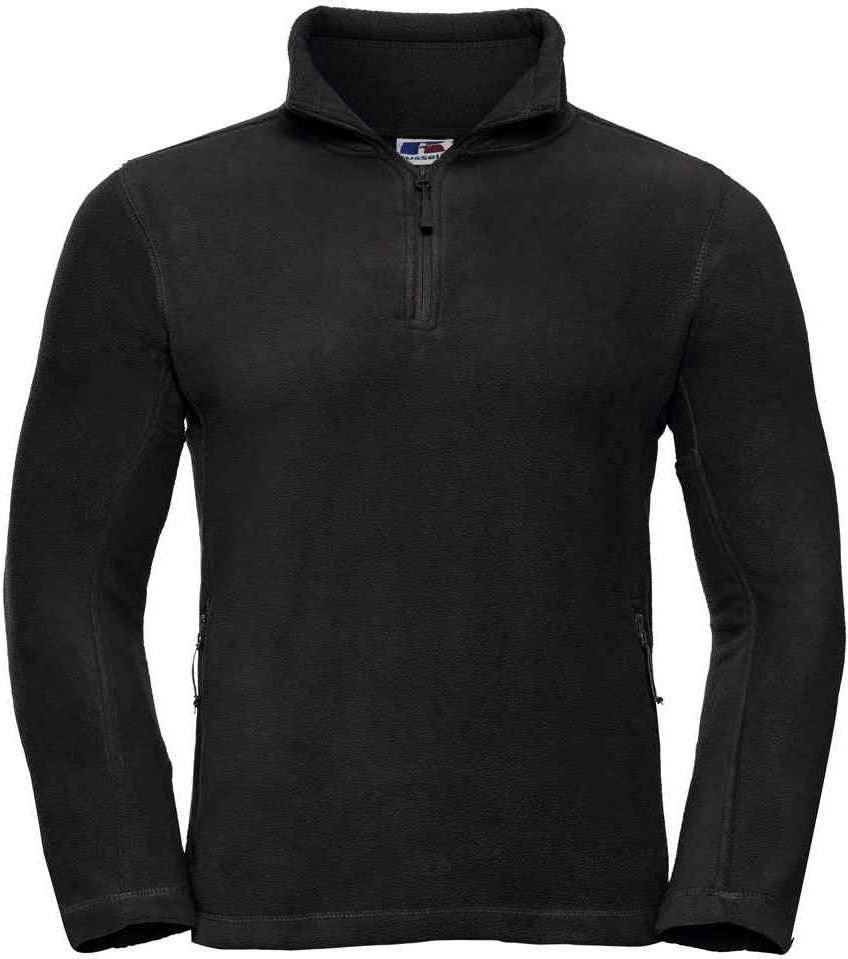 Russell - Fleece-Oberteil Reißverschluss für Herren - Für Außen (Schwarz)