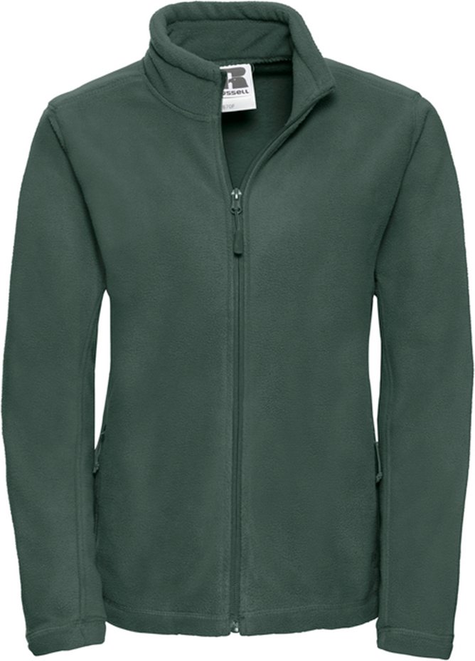 Russell - Fleecejacke Durchgehender Reißverschluss für Damen - Für Außen (Flaschengrün)