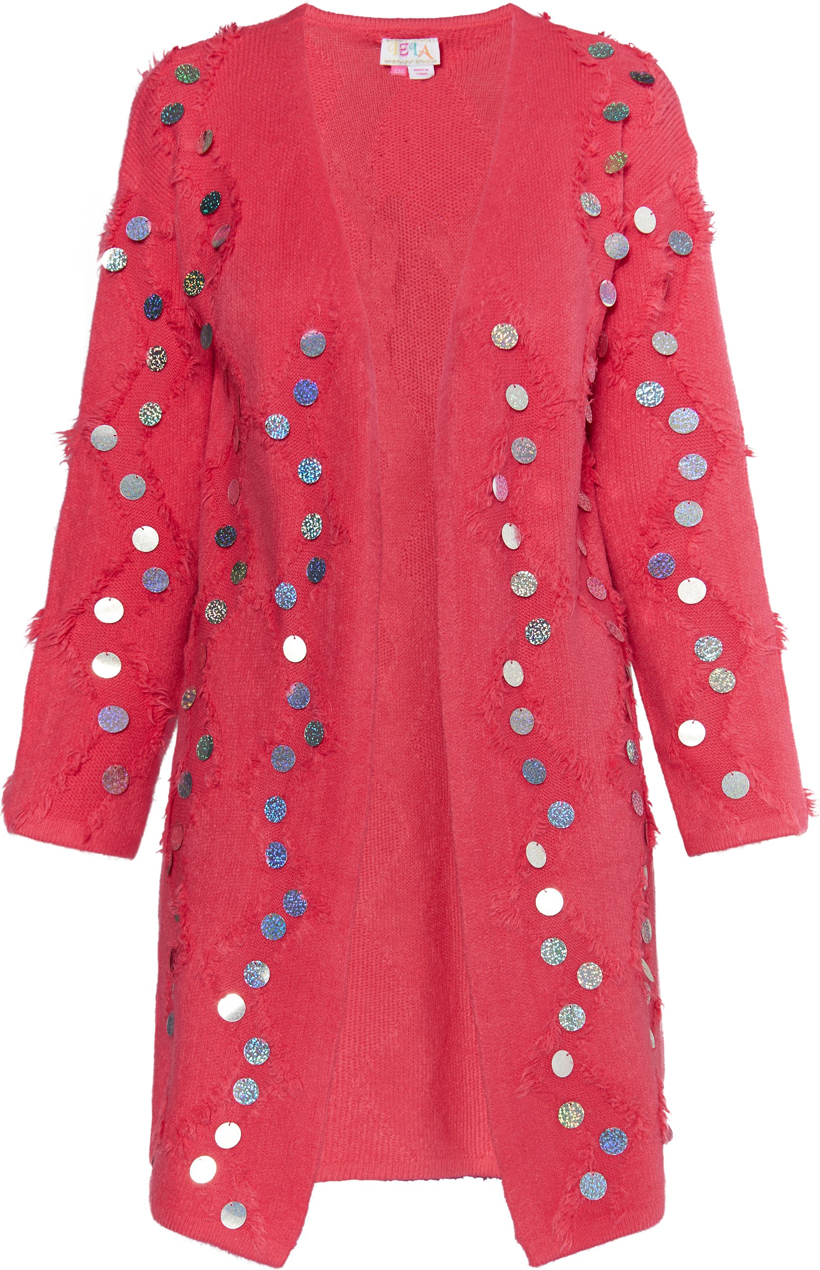 IZIA Strickjacke Damen Rosa