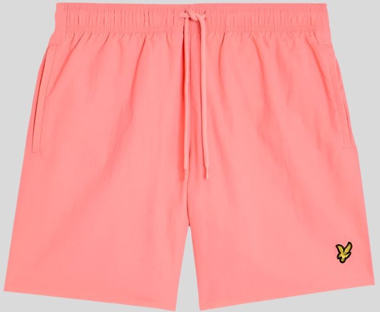 Lyle & Scott Schlichte Badeshorts - Koralle