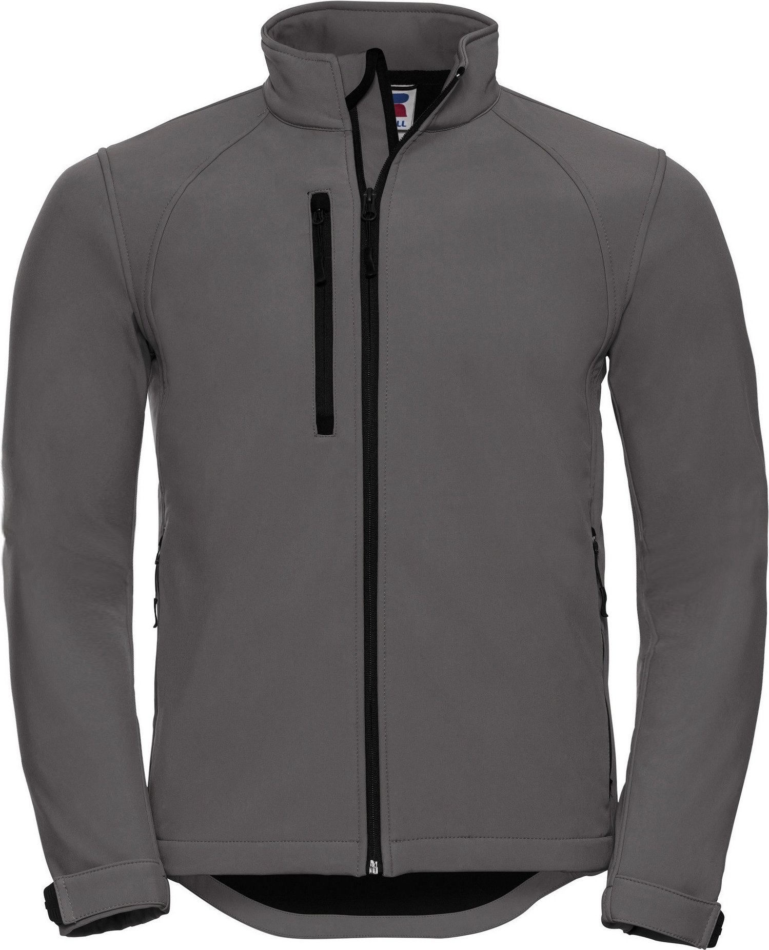 Russell Mens Water Resistant & Windproof Softshell Jacket (Titanium)
