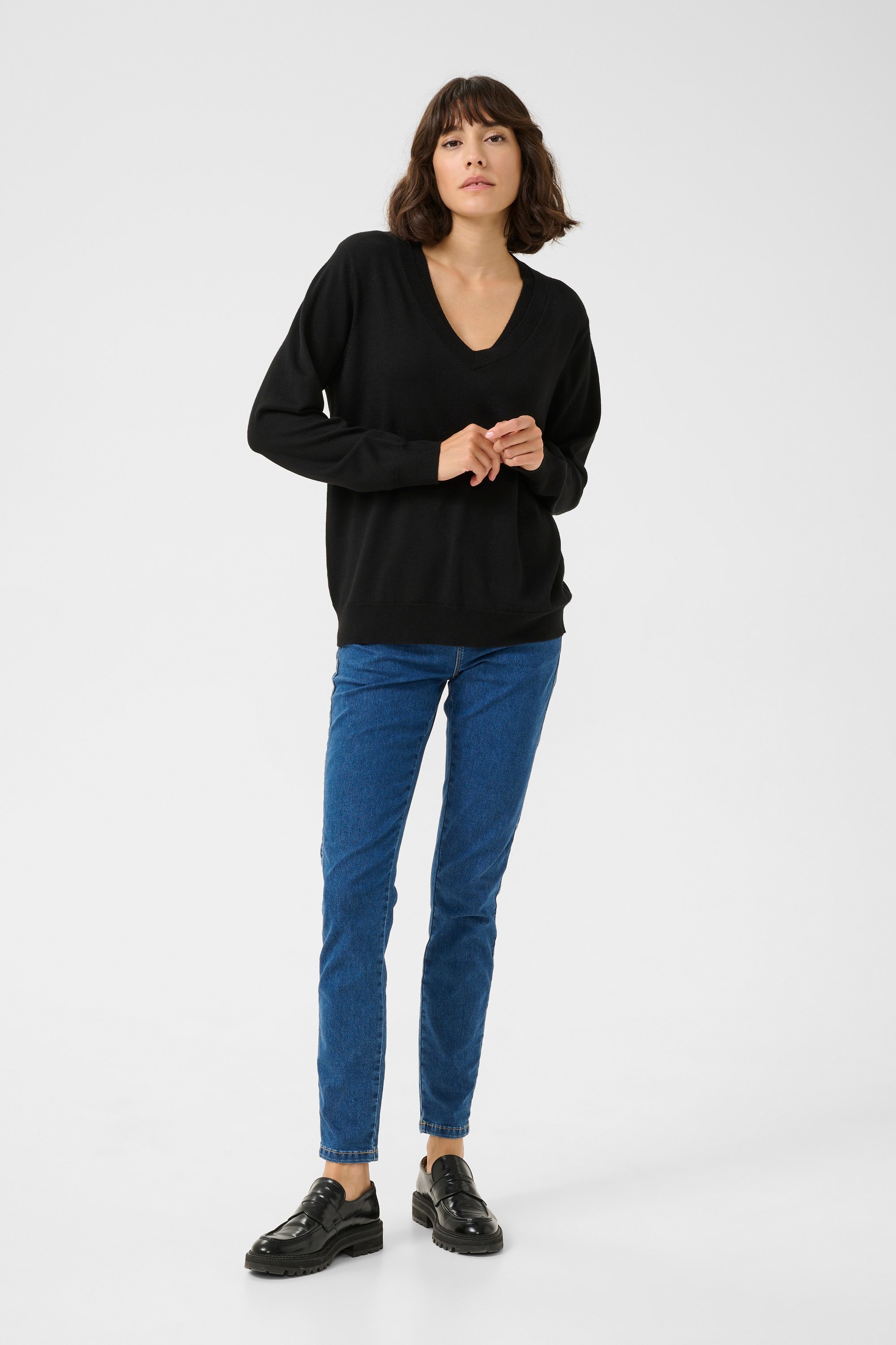 Strickpullover Regular fit black