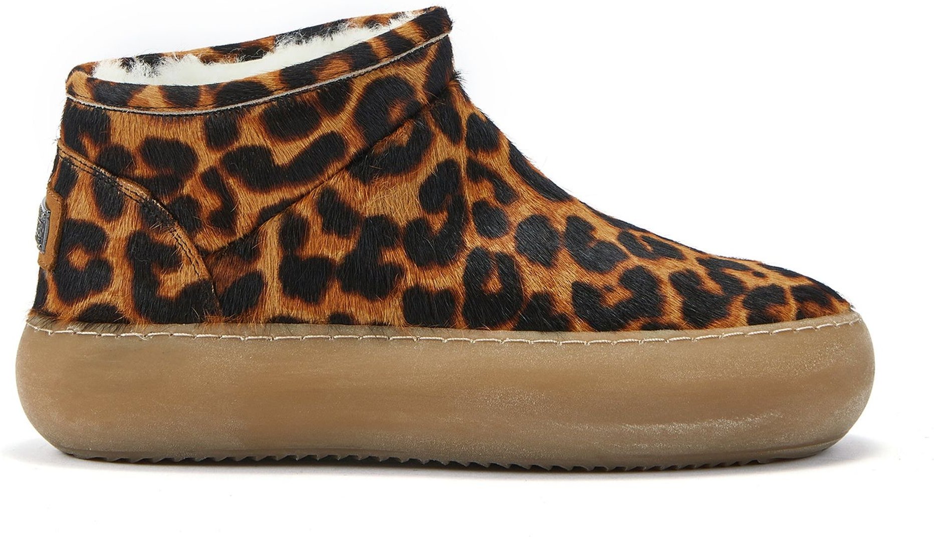 Stiefeletten mit Leopardenmuster