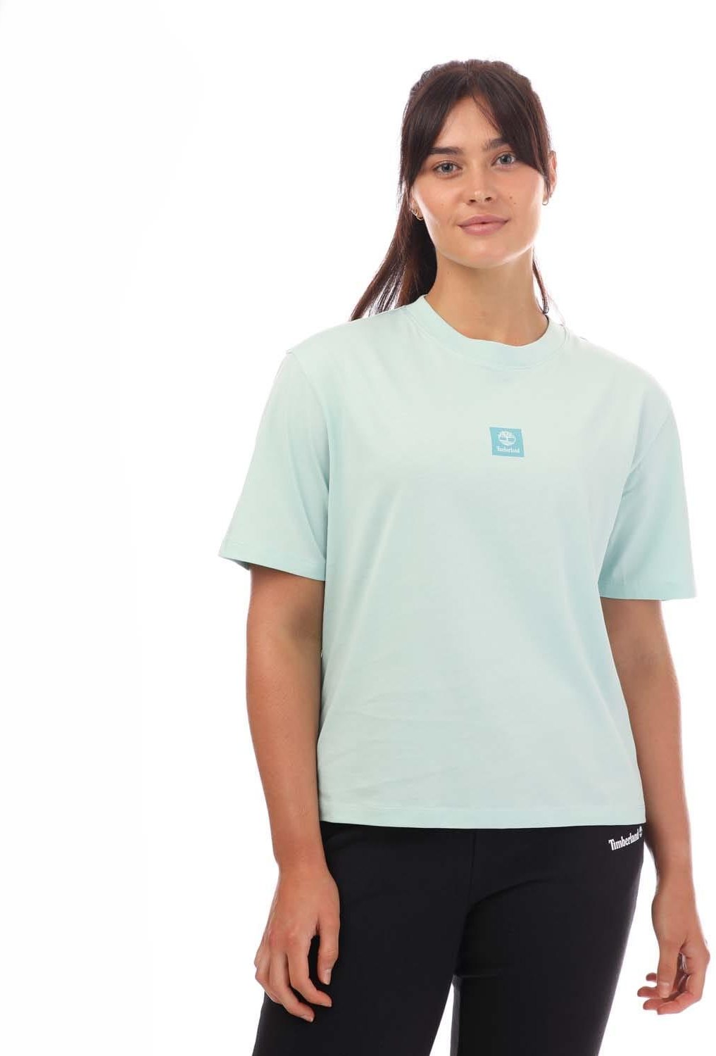 Timberland - T-Shirt Logo für Damen (Hellblau)