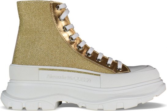 Alexander McQueen Sneakers Tread Slick Gelb